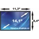 QD141X1LH12 LCD Displej, Display pro Notebook Laptop Lesklý