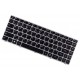 Lenovo Flex 2-14AP klávesnice na notebook CZ/SK černá, stříbrný rámeček,  podsvícená